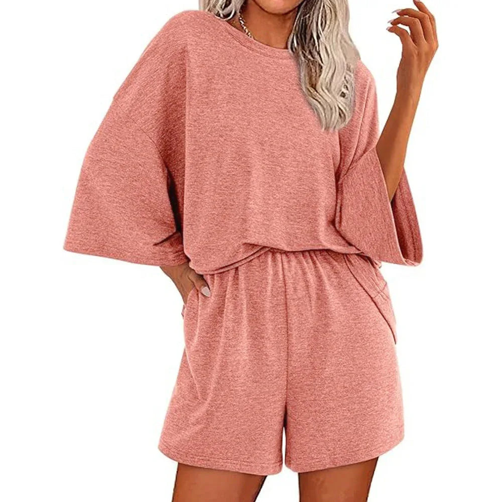 NOLANI™ - Casual Lightweight Summer Lounge Set - MABEL LONDON