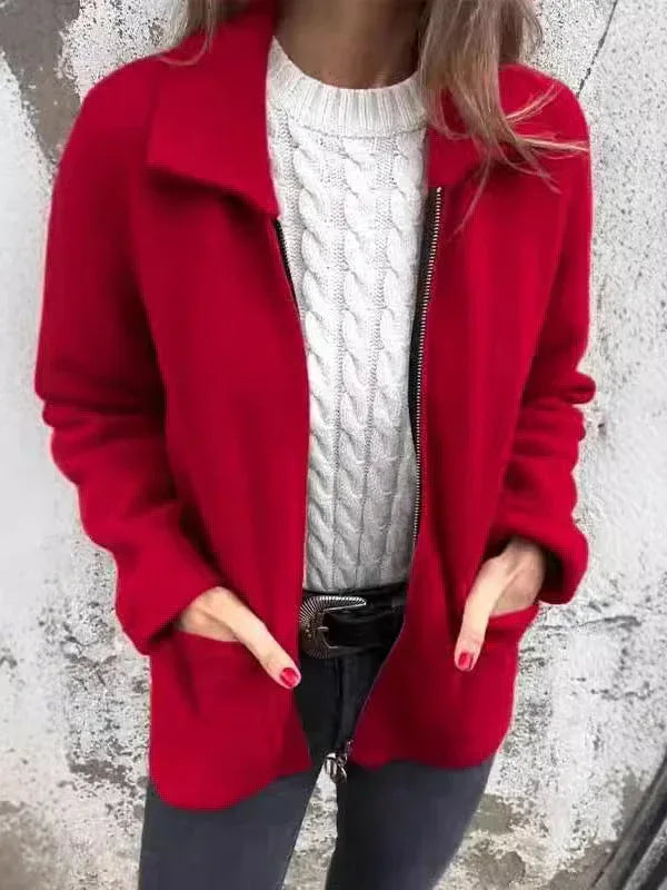 BRIAR™ - Classic Zip-Up Jacket - MABEL LONDON