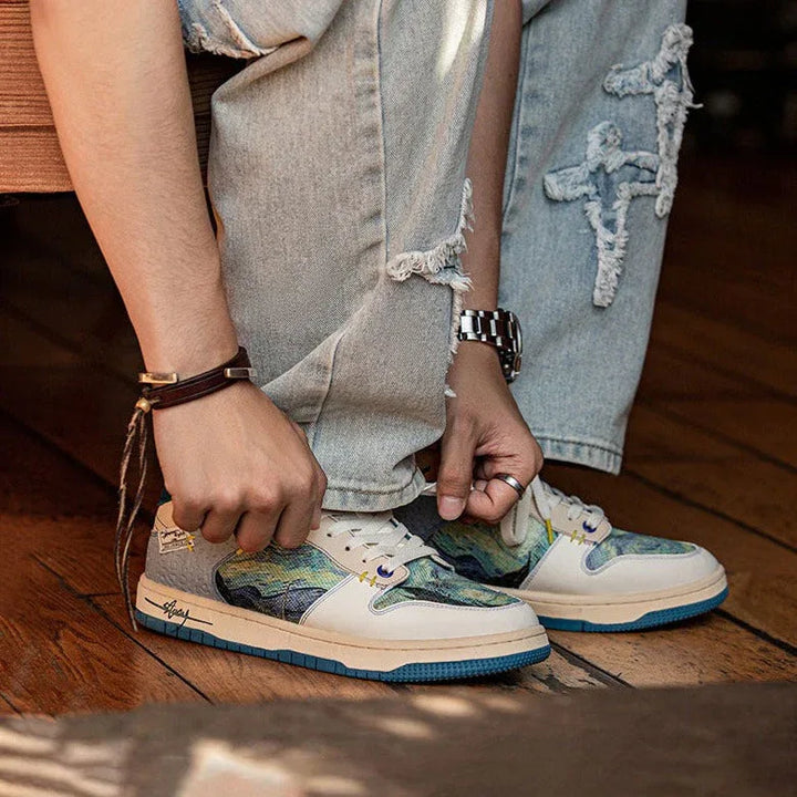 VAN GOGH™ | Starry Night Inspired Sneakers - MABEL LONDON