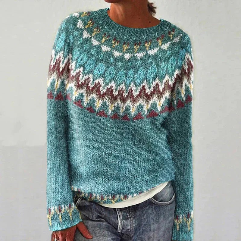 FINLEY™ | Boho Wave Knit sweater - MABEL LONDON