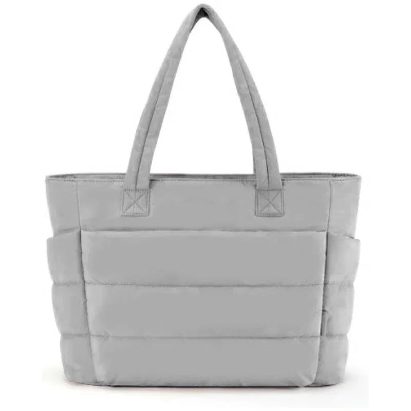 CARMELLE™– Lightweight Quilted Tote Bag - MABEL LONDON
