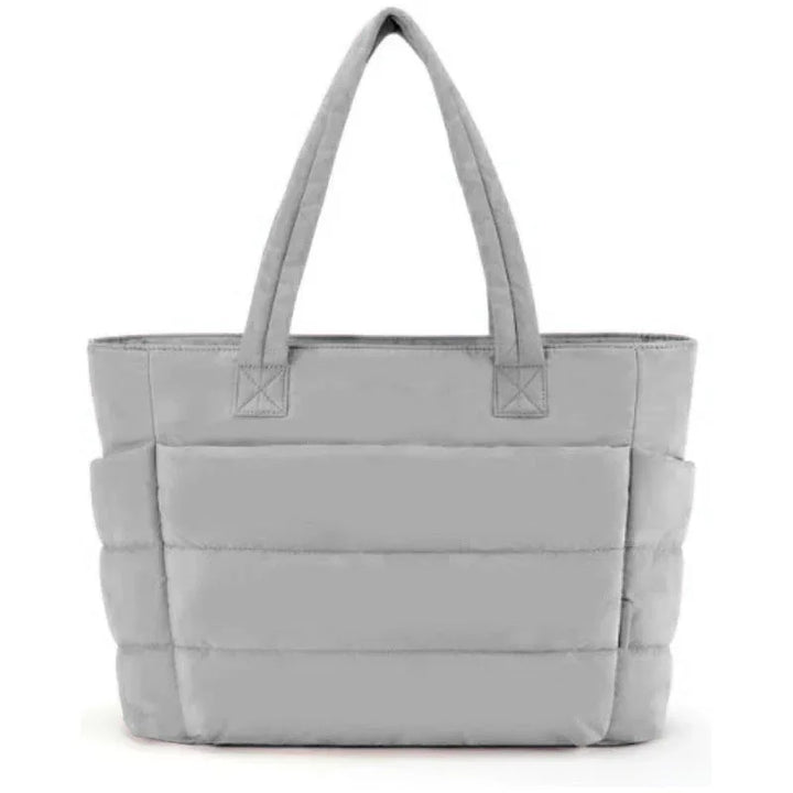 CARMELLE™– Lightweight Quilted Tote Bag - MABEL LONDON