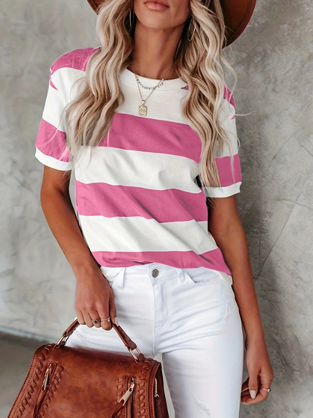 KAELY™ – Easygoing Classic Stripe Tee - MABEL LONDON