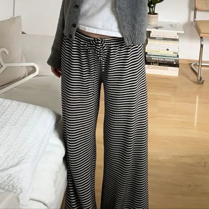 DONALYN™ – Everyday Slim-Fit Comfy Stripe Pants - MABEL LONDON
