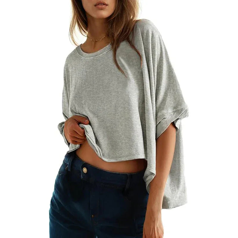 JOLI™ – Classic Oversized Loose-Fit Tee - MABEL LONDON