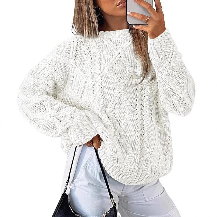 TONIA™ - Casual Oversized Long Sleeve Sweater - MABEL LONDON