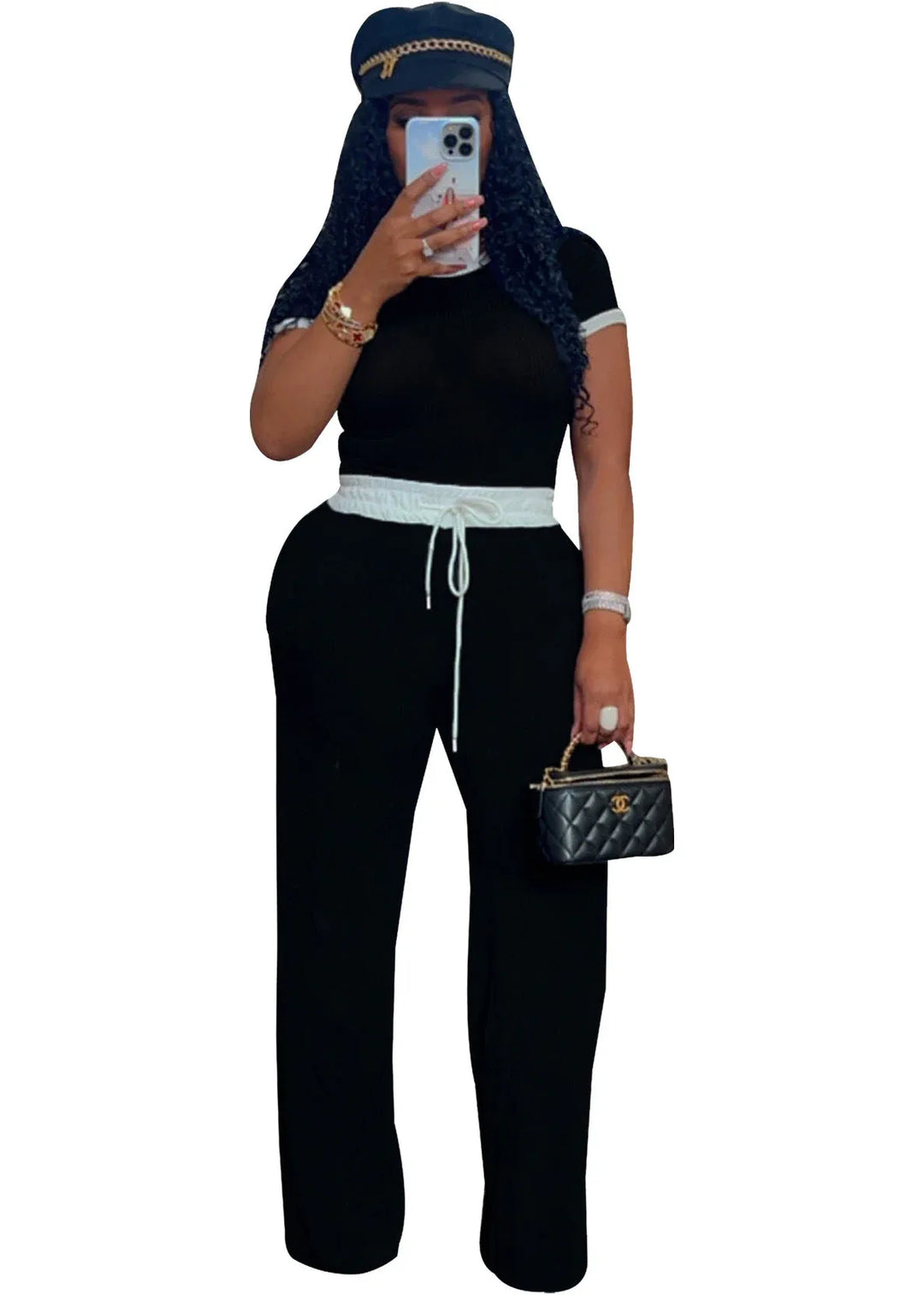 JELENA™ – Comfy Summer Tee and Pant Co-ord Set - MABEL LONDON