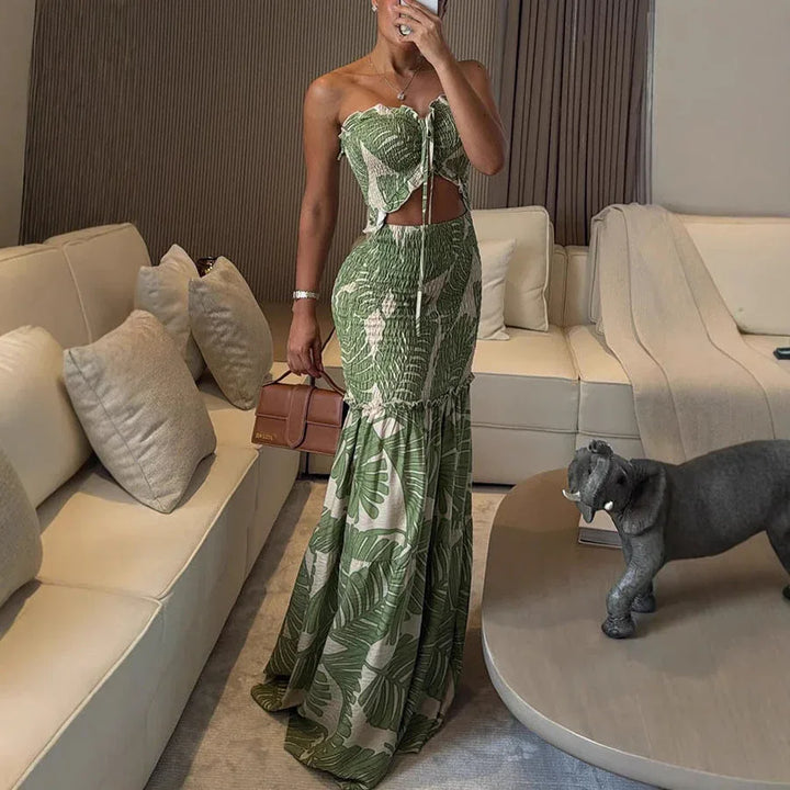 LIVARA™ – Classy Ruffle Hem Mermaid Dress - MABEL LONDON