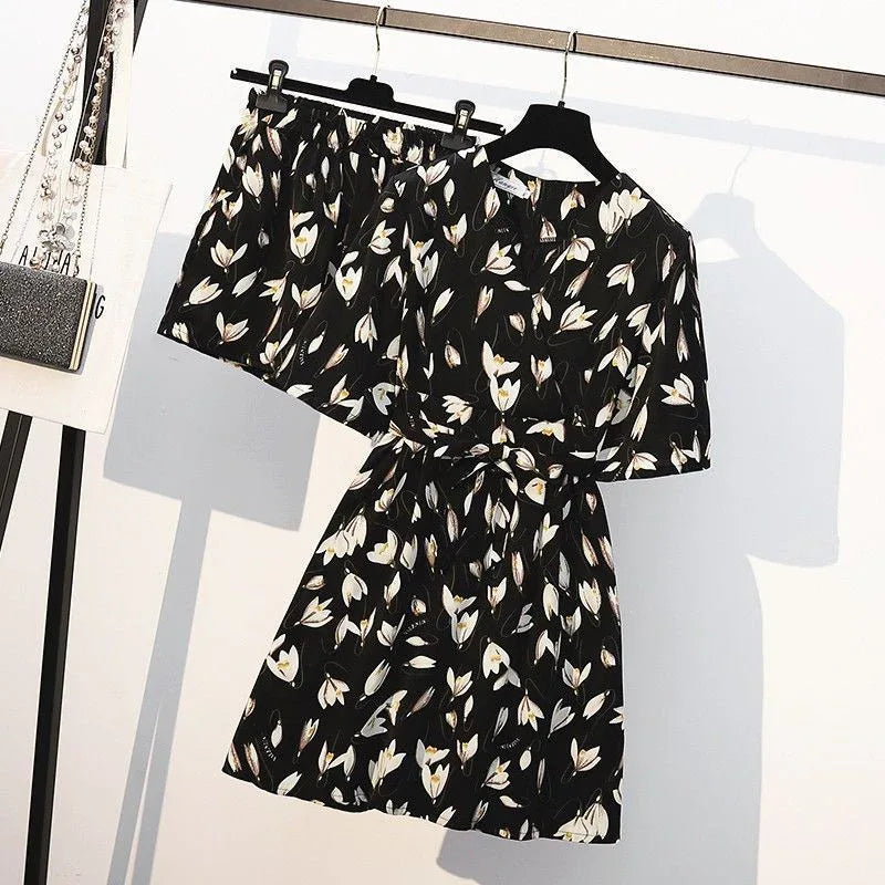 ISMIL™ – Chic Plus Size Summer Casual Romper - MABEL LONDON