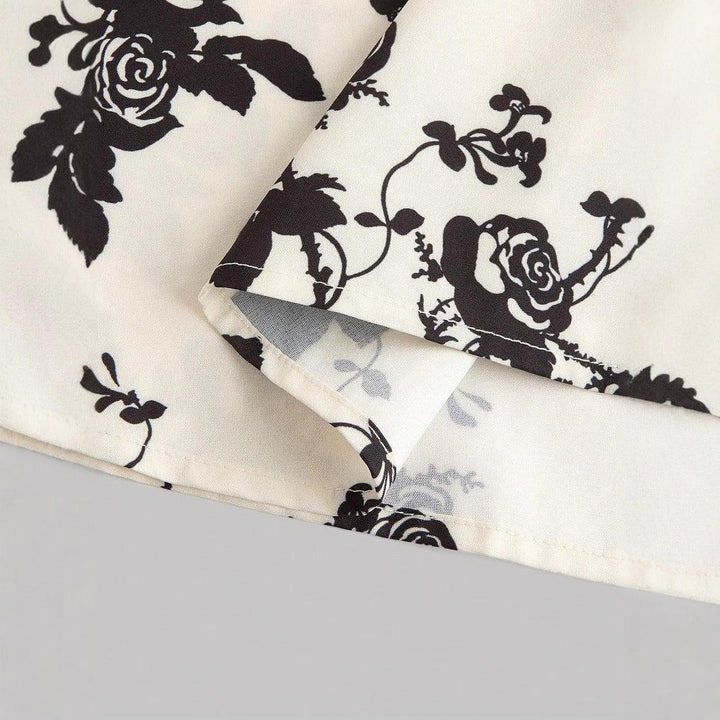 DAHLIANA™ - Elegant Summer Floral Tie-Shoulder Sundress - MABEL LONDON