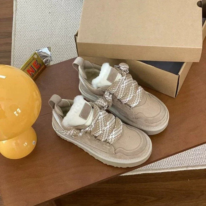 SELI™ - Casual Anti-Slip Winter Plush Sneakers - MABEL LONDON