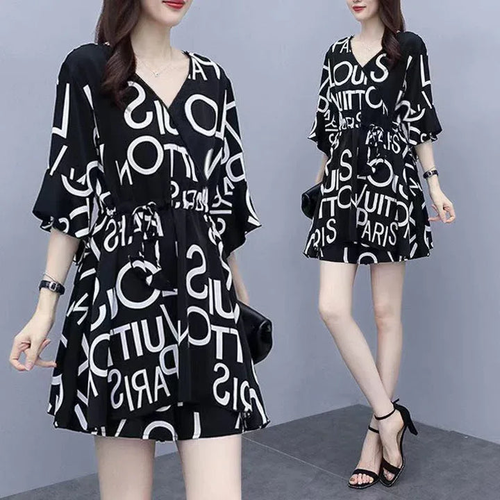 ISMIL™ – Chic Plus Size Summer Casual Romper - MABEL LONDON