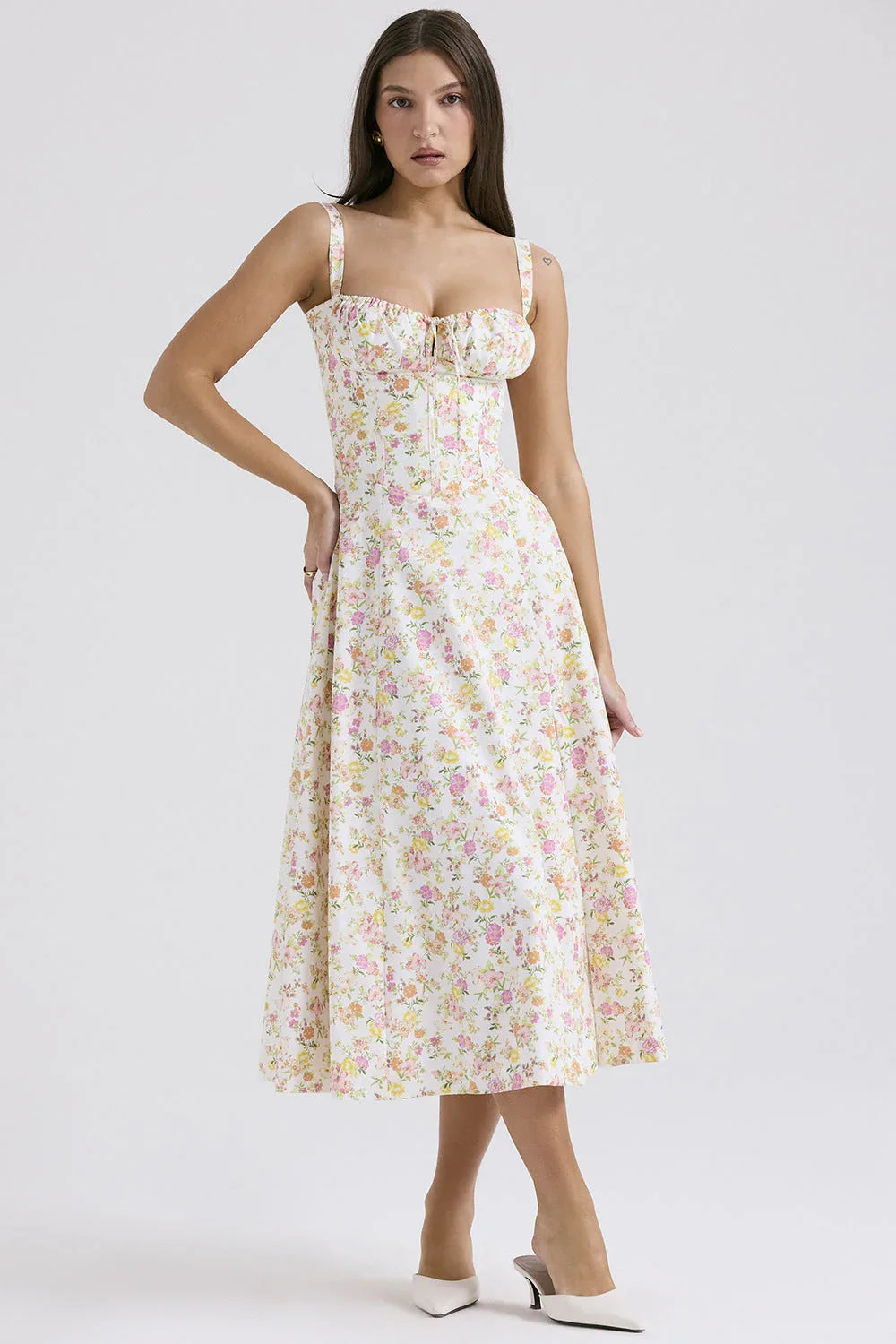 ELENA™ – Chic Corset Milkmaid Dress - MABEL LONDON