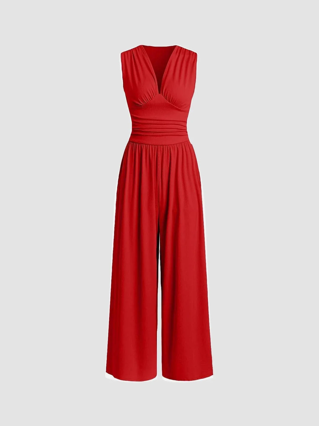 CHARITY – Chic Sleeveless Wide-Leg Jumpsuit - MABEL LONDON