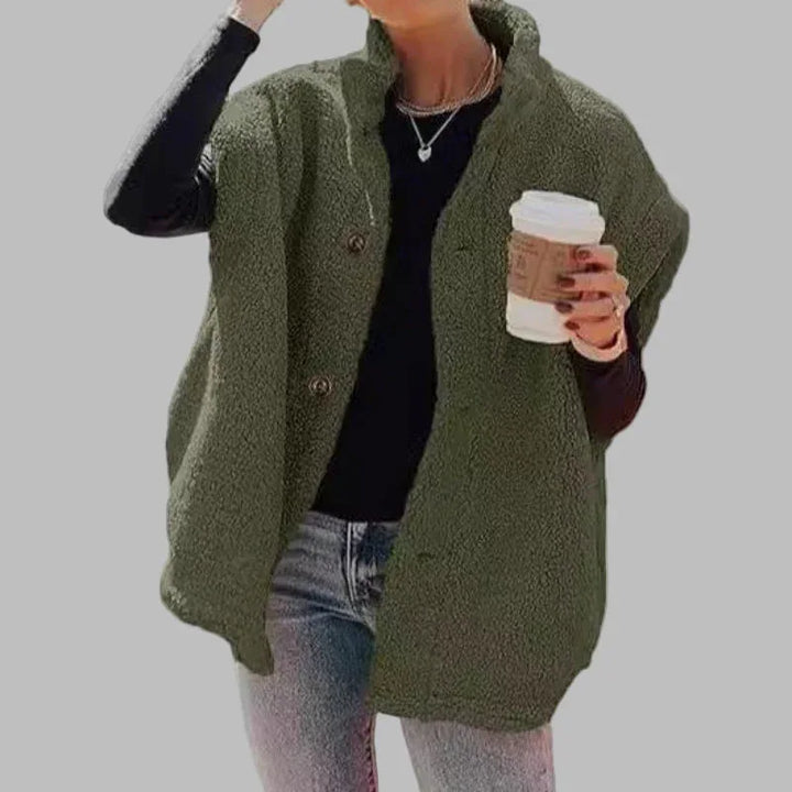 RANJANA™ - Casual Sleeveless Lightweight Fuzzy Vest - MABEL LONDON