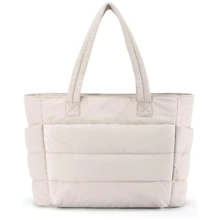 CARMELLE™– Lightweight Quilted Tote Bag - MABEL LONDON