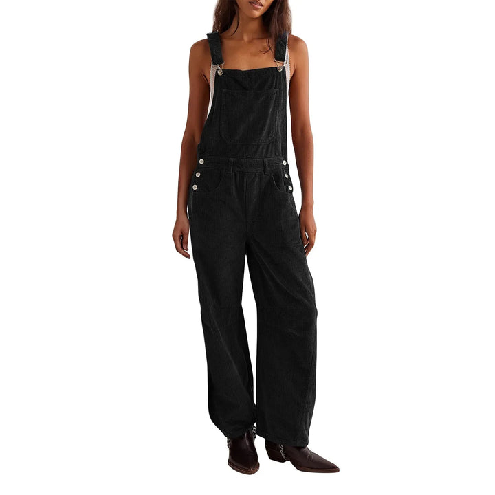 PANIZ™ - Vintage Overalls Wide-Leg Adjustable Jumpsuit - MABEL LONDON