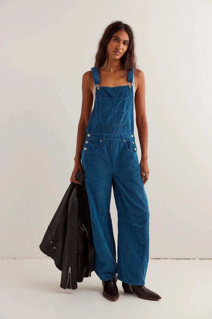 ISABELLE™ - Stylish Overalls with Barrel Leg & Adjustable Fit - MABEL LONDON