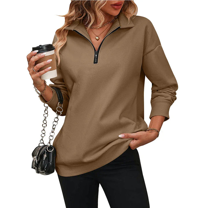 ALEX™ – Timeless Casual Zip Sweatshirt - MABEL LONDON