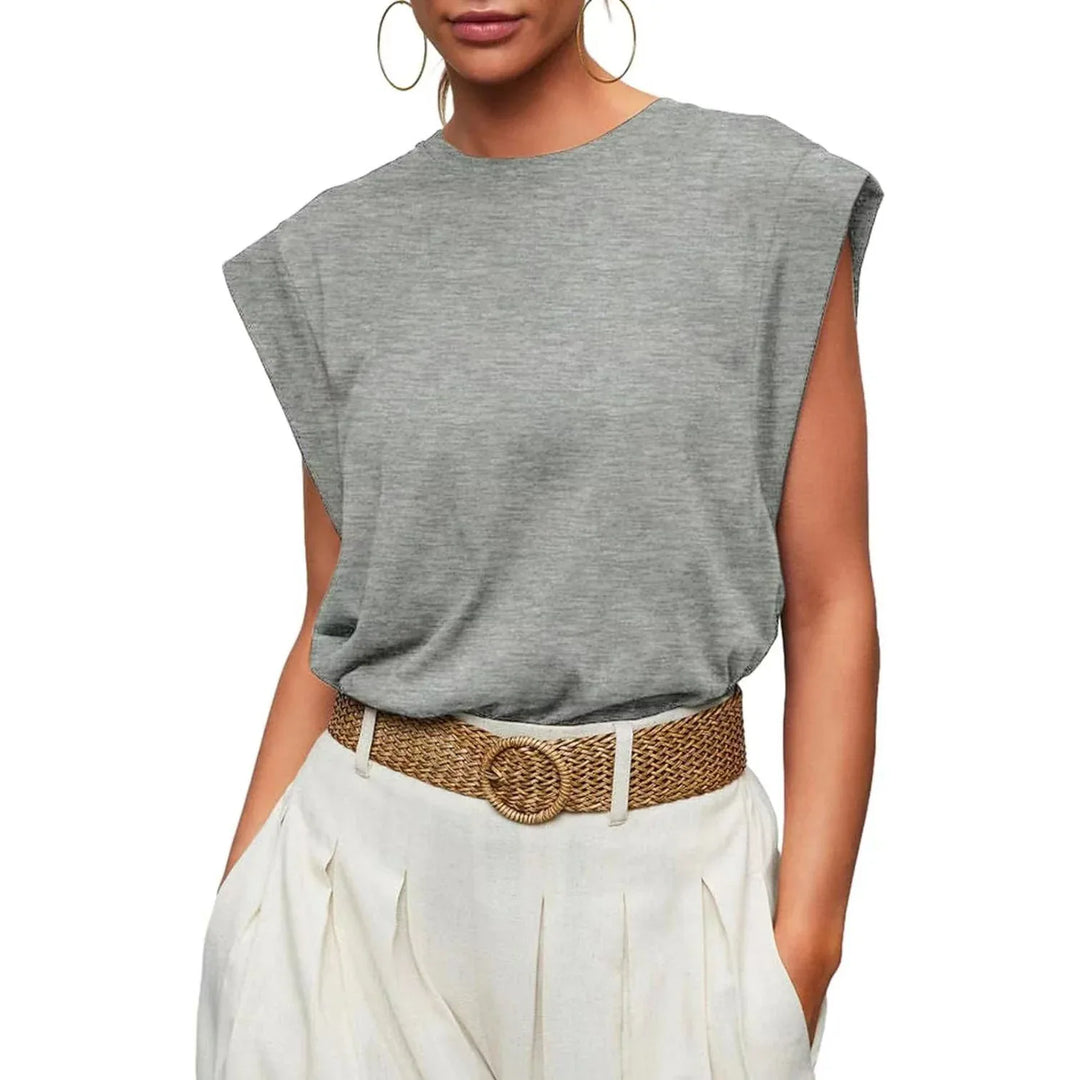 SAMPAGUITA™ – Comfy Loose Fit Crew Neck Summer Top - MABEL LONDON