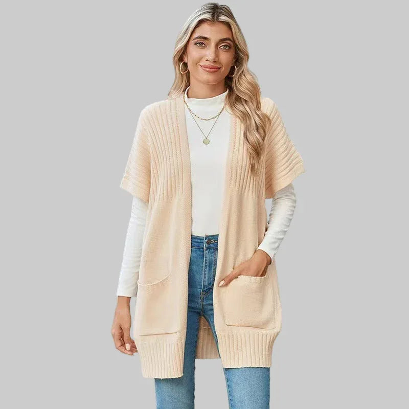 BREE™ - Lightweight Open-Front Knit Cardigan - MABEL LONDON