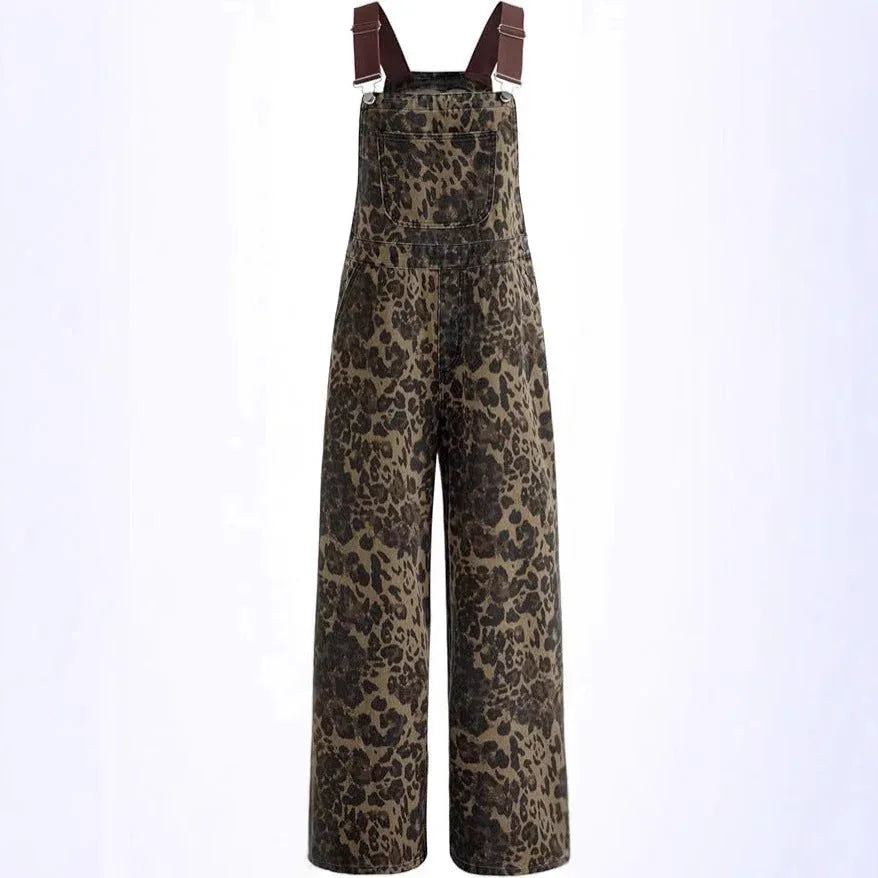 BLANCA™ – Retro Statement Wide-Leg Leopard Jumpsuit - MABEL LONDON