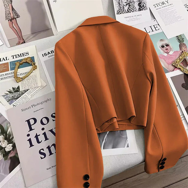 CORALIE™ - Sophisticated Cropped Blazer - MABEL LONDON