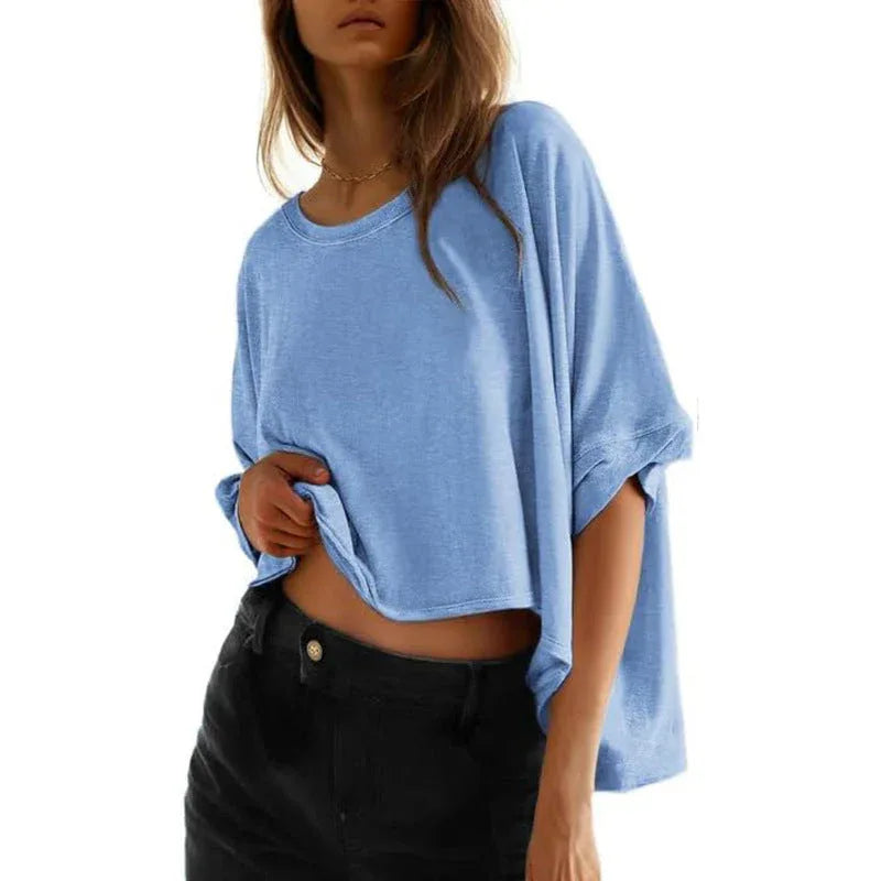 JOLI™ – Classic Oversized Loose-Fit Tee - MABEL LONDON