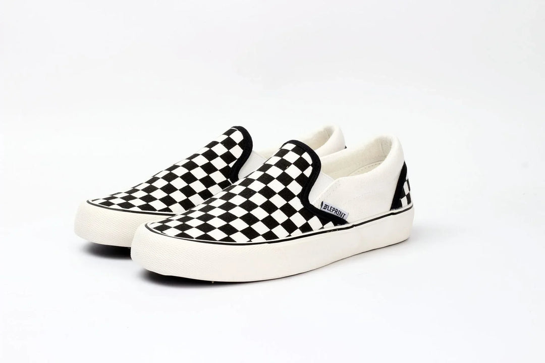 CLIONA™ - Classic Slip-On Checkered Uni-Sex Footwear - MABEL LONDON