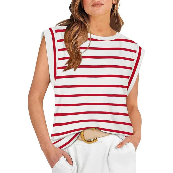 RAYANU™ – Lightweight Everyday Summer Cap Sleeve Top - MABEL LONDON