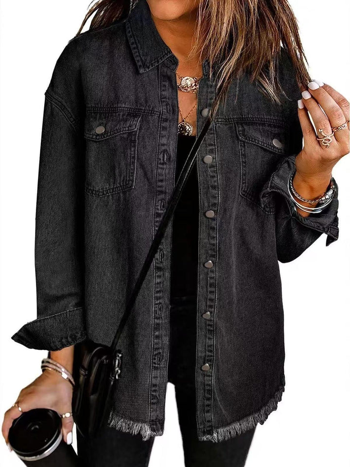 ROXANE™ - Classic Everyday Denim Jacket - MABEL LONDON