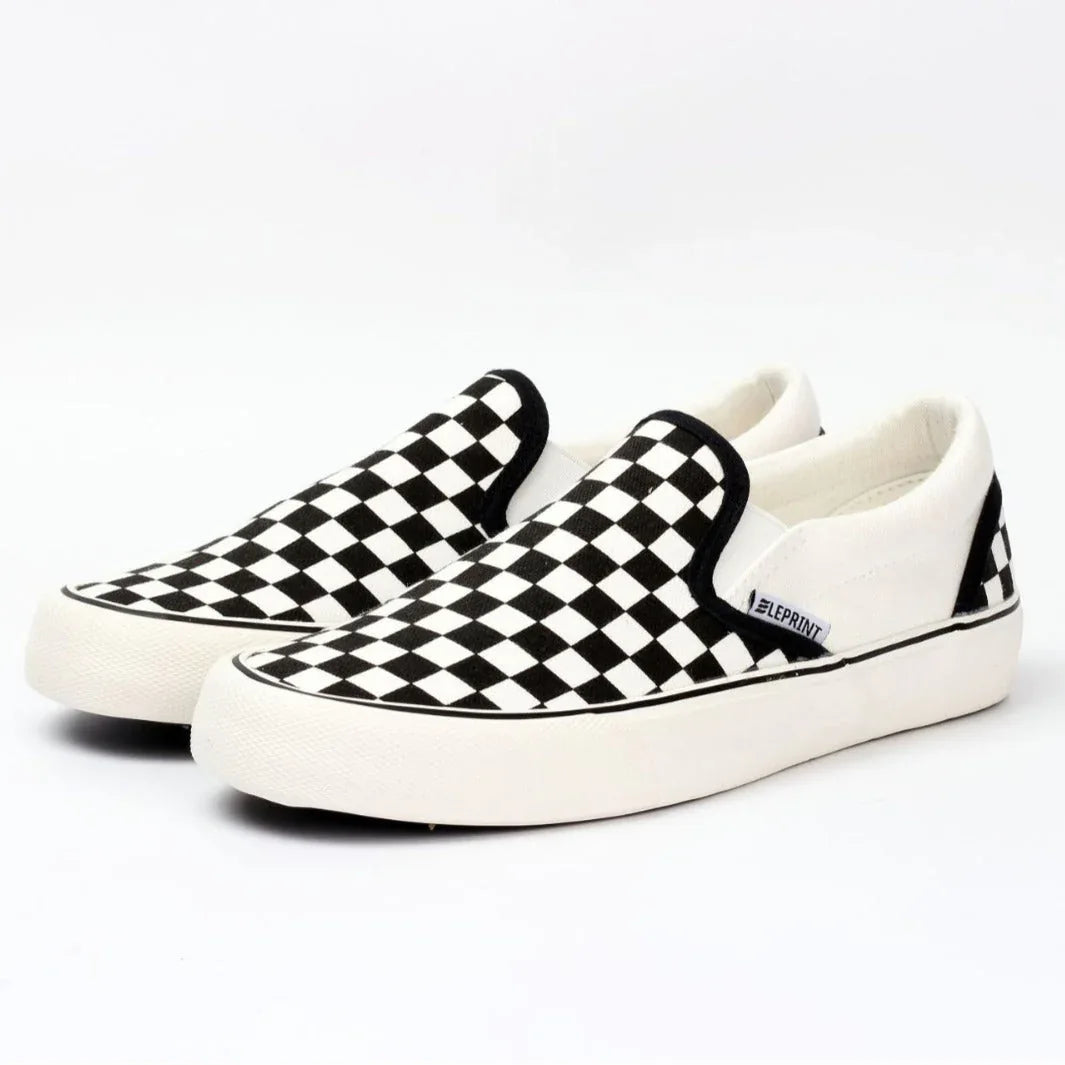 CLIONA™ - Classic Slip-On Checkered Uni-Sex Footwear - MABEL LONDON