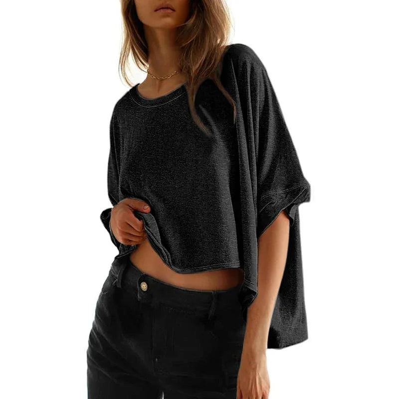 JOLI™ – Classic Oversized Loose-Fit Tee - MABEL LONDON