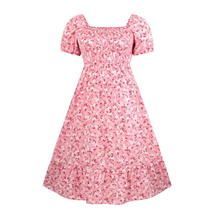 JOSIANE™- Romantic Floral Dress - MABEL LONDON