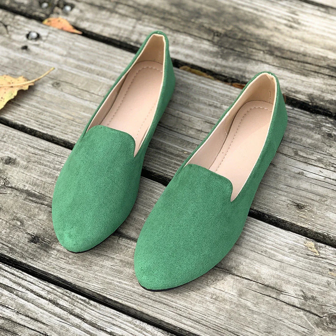 JANELLE™ – Casual Comfortable Pointed-Toe Flats - MABEL LONDON