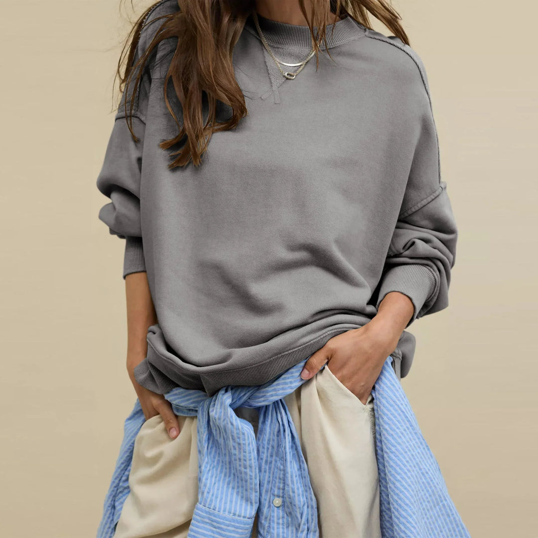 ANNE™ – Relaxed Fit Classic Sweatshirt - MABEL LONDON