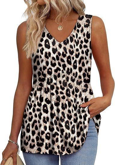 ELIORA™ - Effortless Flowy Sleeveless Tank Top - MABEL LONDON