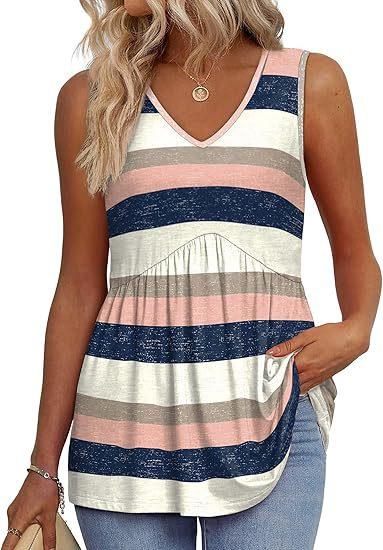 ELIORA™ - Effortless Flowy Sleeveless Tank Top - MABEL LONDON