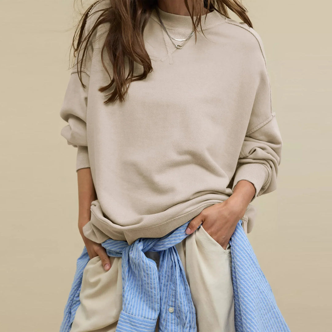 ANNE™ – Relaxed Fit Classic Sweatshirt - MABEL LONDON