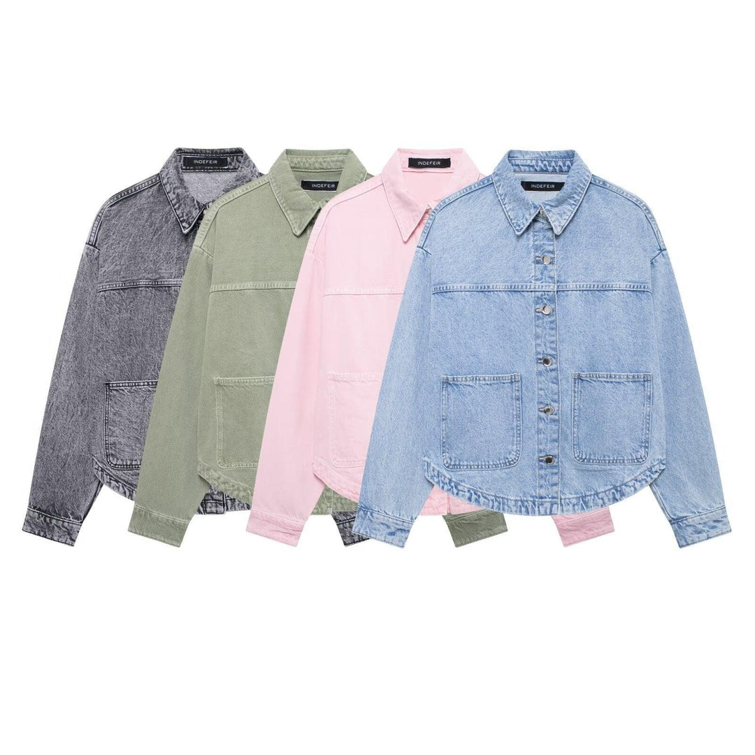 PALMA™ - Casual Oversized Long-Sleeve Jacket - MABEL LONDON