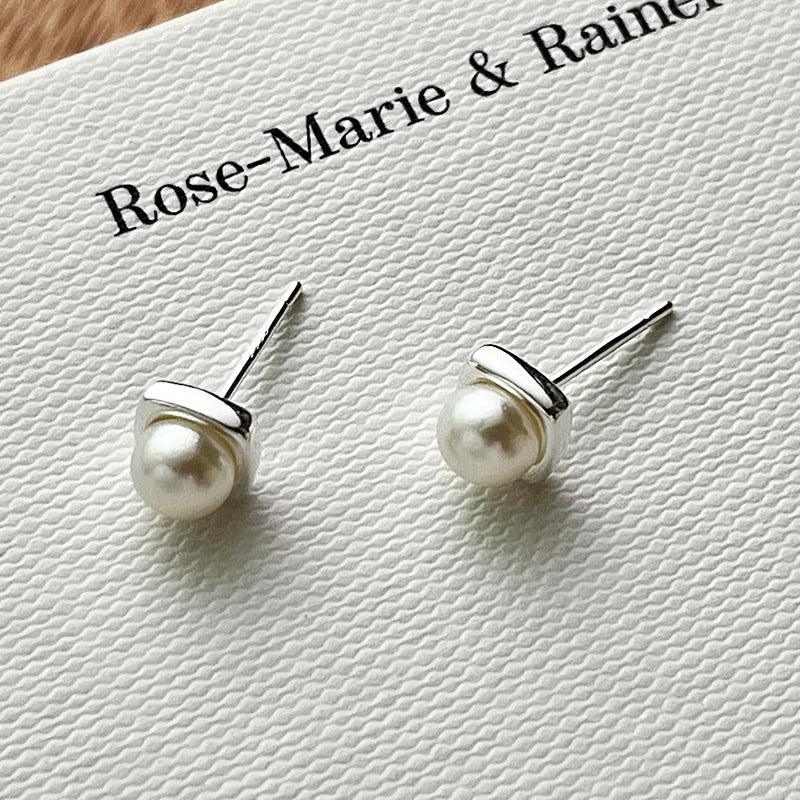 Freshwater Pearl Drop Earrings - MABEL LONDON
