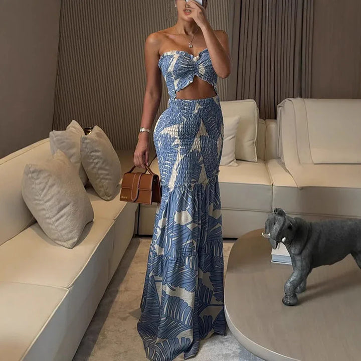 LIVARA™ – Classy Ruffle Hem Mermaid Dress - MABEL LONDON