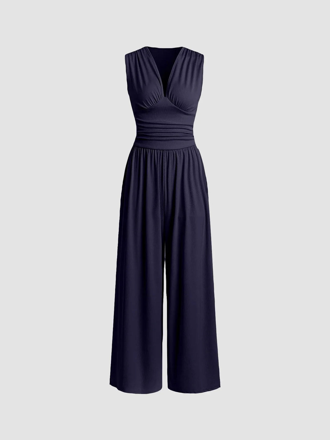 CHARITY – Chic Sleeveless Wide-Leg Jumpsuit - MABEL LONDON