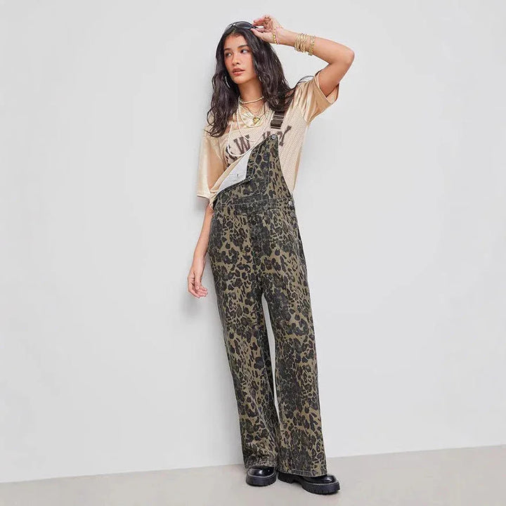 BLANCA™ – Retro Statement Wide-Leg Leopard Jumpsuit - MABEL LONDON