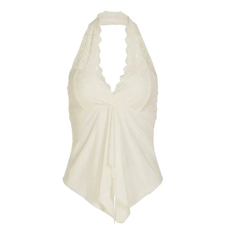 ELSATI™ – Casual Basic Halter Tank Top - MABEL LONDON