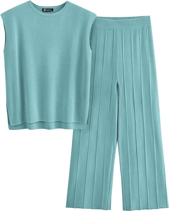 LYKKA™ - Stylish Two-Piece Lounge Set - MABEL LONDON