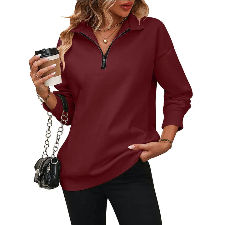 ALEX™ – Timeless Casual Zip Sweatshirt - MABEL LONDON
