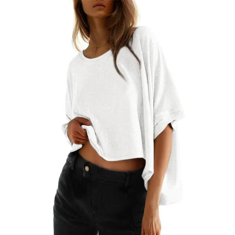 JOLI™ – Classic Oversized Loose-Fit Tee - MABEL LONDON