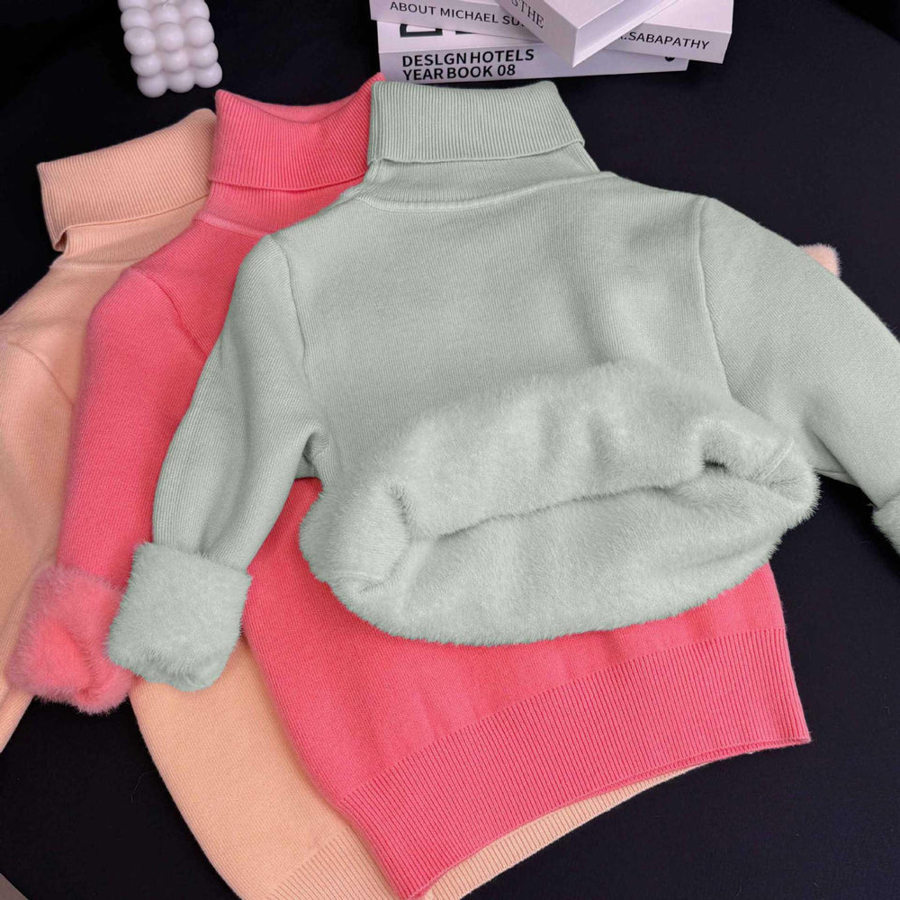 LUMI™ - Fleece-Lined Knit Sweater - MABEL LONDON