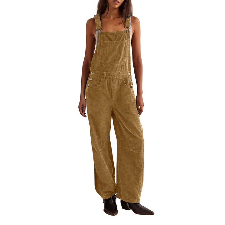 PANIZ™ - Vintage Overalls Wide-Leg Adjustable Jumpsuit - MABEL LONDON